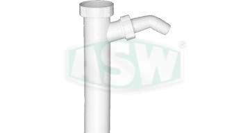 White PP adjustable pipe