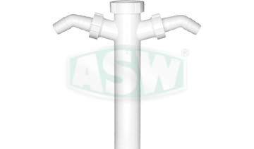 White PP adjustable pipe