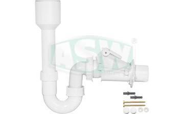 PP white pipe tubular trap