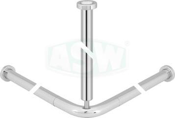 Shower curtain rod, series 4000