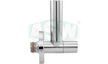 Chrome-plated brass design angle valve