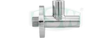 Chrome-plated brass design corner valve