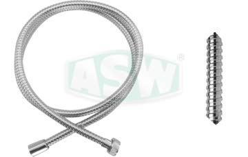 "Agraff" chrome-plated shower hose