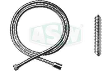 "Agraff" chrome-plated shower hose