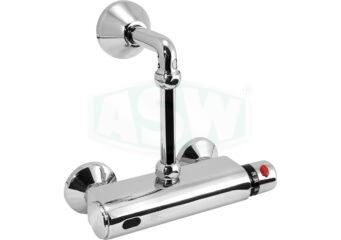 Exposed polished chrome shower mixer DN 15