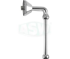 Outflow angle DN 15 chrome-plated brass