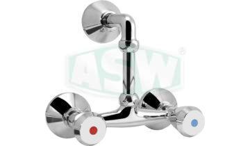 Shower mixer tap for built in inlet DN 15