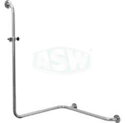 Shower hand rail Ø 32 mm, SS 1.4301