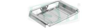 Soap dish, stainless steel 1.4301