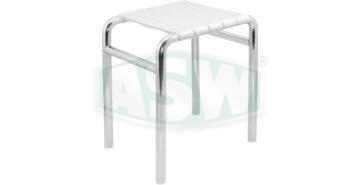 Shower stool, stainless steel 1.4301