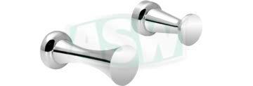 Towel hook, chrome-plated brass