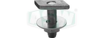 Hammer head screws, galvanised steel