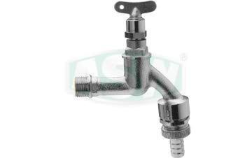 Chrome-plated brass outlet valve