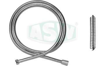 "Agraff" chrome-plated shower hose