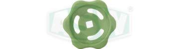 Handwheel plastic green, loose