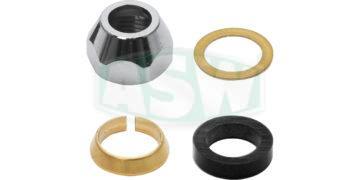 Compression screw fitting,