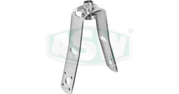 Trapezoidal hanger, galvanised steel