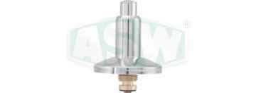 Sanitary top sec, brass, built in valves