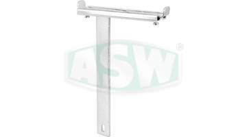 Galvanized steel window sill support