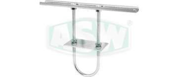 Galvanized steel window sill support