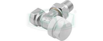 Thermostat valve, angled