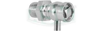 Vent valve, nickel-plated brass